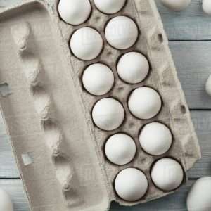 12x White Chicken Egg - Dozen Eggs