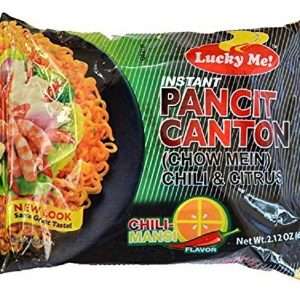 Ramen Noodle - Pancit Canton Chow Mein Instant Noodles Pack Chili Flavor