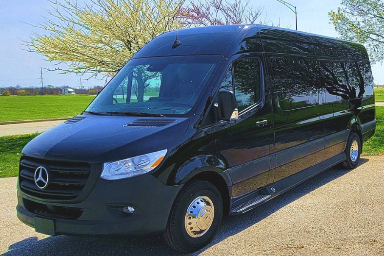 Mercedes Sprinter Limo Vans Phoenix Arizona Scottsdale Black Van Airport Transfer
